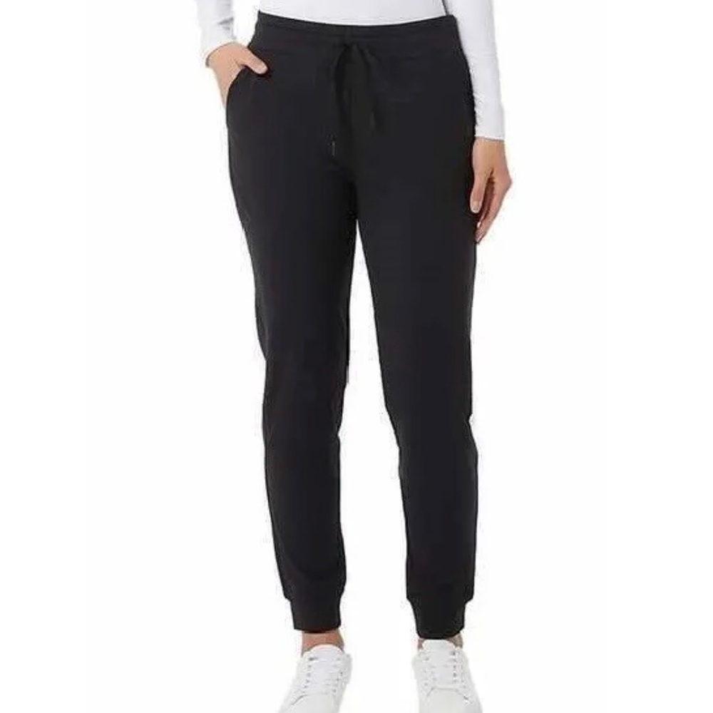 New 32 Degrees Women’s Side Pocket Black Cuffed Ankle Joggers Small
